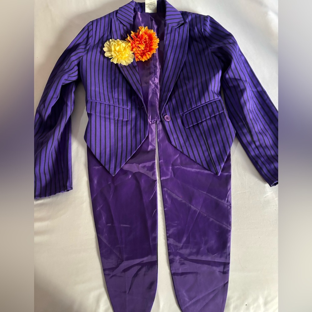 DC Comics Purple Tuxedo with Pinstripe Pattern